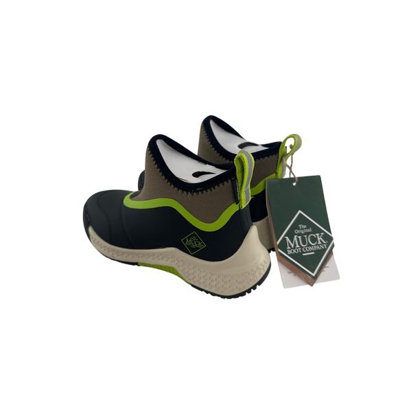 Muck Boots Kids Walnut/ Black/Green Outscape Pull On Boots Size 12 - Picture 8 of 11